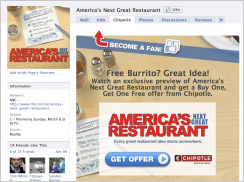 Everybody likes a free burrito Facebook app.