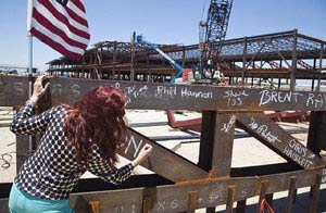 Mid-Continent Airport Steel Beam Raising