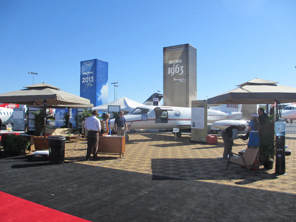 1963 Learjet at NBAA 2013