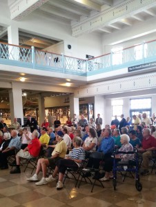 25th anniversary celebration crowd