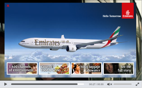 Interactive Video Pre-Roll_ Emirates