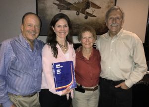 I had the privilege of having dinner with John and Martha King the night before their Wichita Aero Club presentation. My dad, aerial photographer Paul Bowen, joined in the fun, too. 