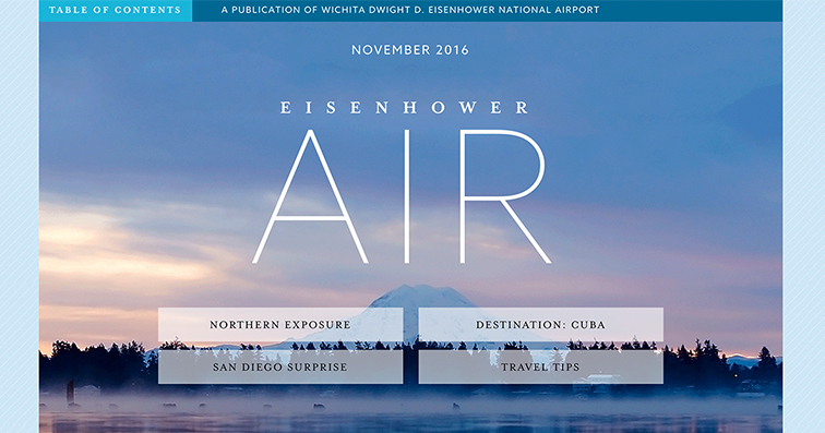 Eisenhower AIR Named Best Online Travel Newsletter