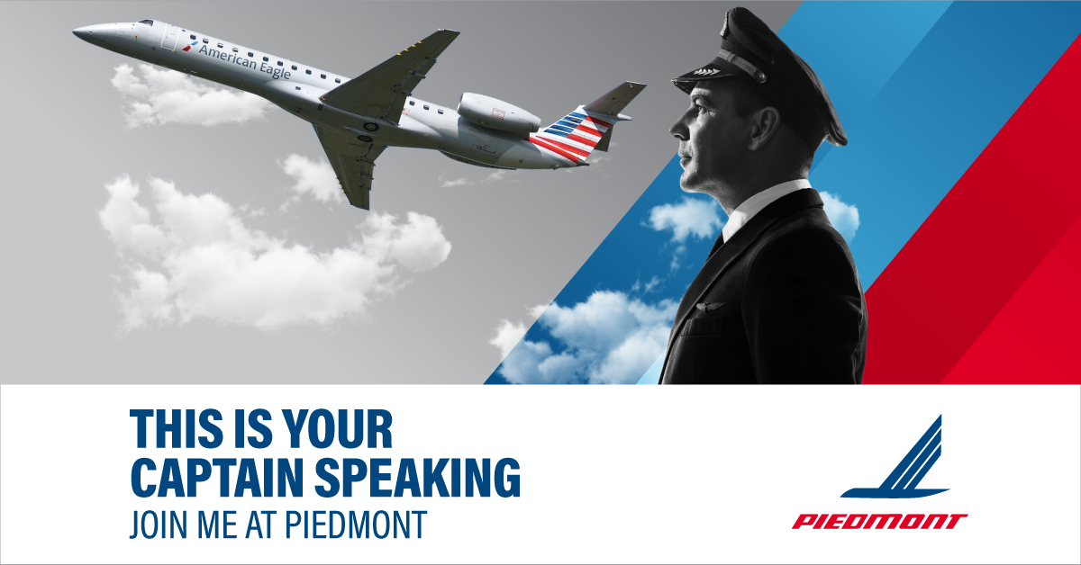 Piedmont Airlines Launches Rebrand with Pilot Recruitment Campaign