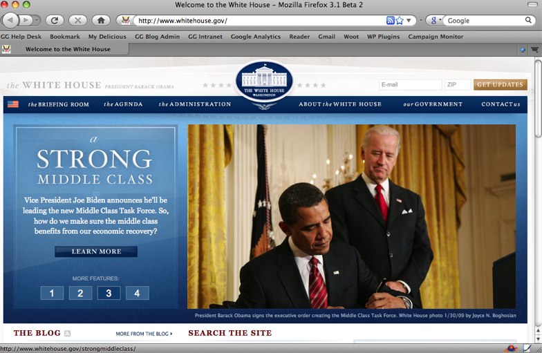 Whitehouse.gov Website