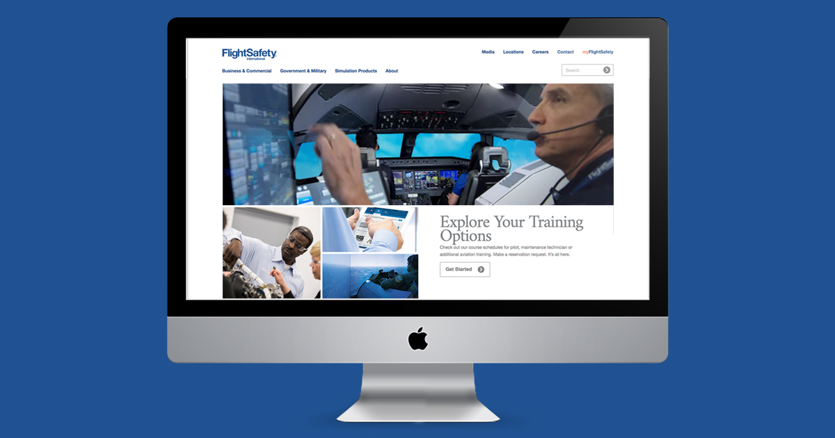 Building a Better Website with FlightSafety International