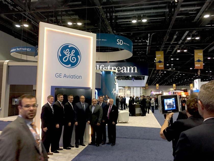 king aerospace pictured with ge aviation after signing ge on point service center agreement