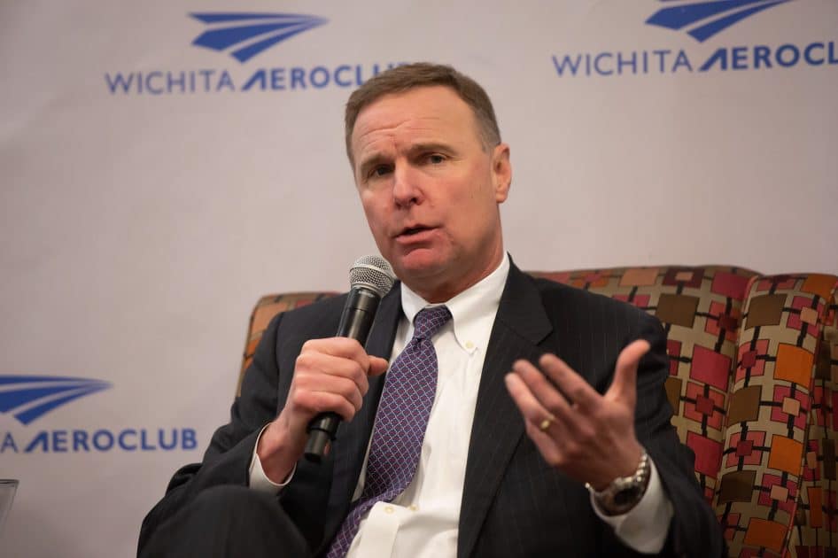 Ed Bolen NBAA president and CEO at Wichita Aero Club On-Air-Summit