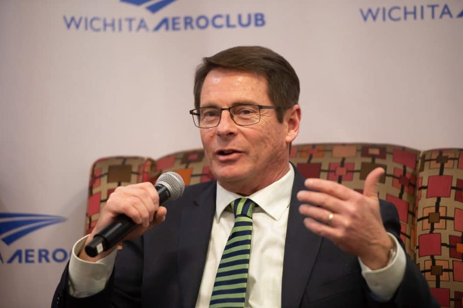 Tom Haines AOPA SVP media outreach at Wichita Aero Club On-Air Summit