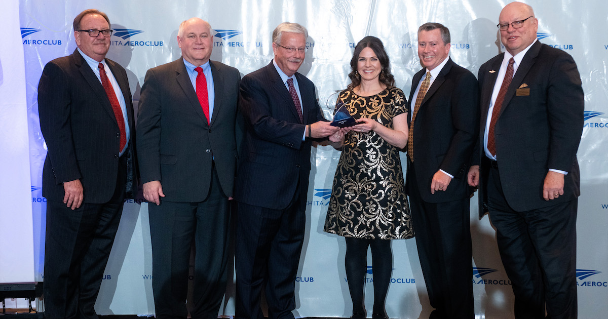 Jack Pelton Honored at Wichita Aero Club 2019 Trophy Gala