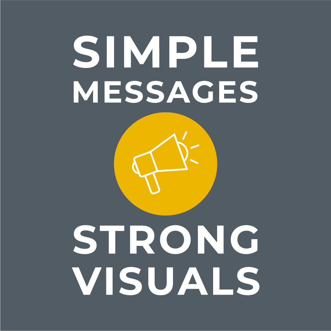 plan for simple messages and strong visuals during 2020 marketing planning