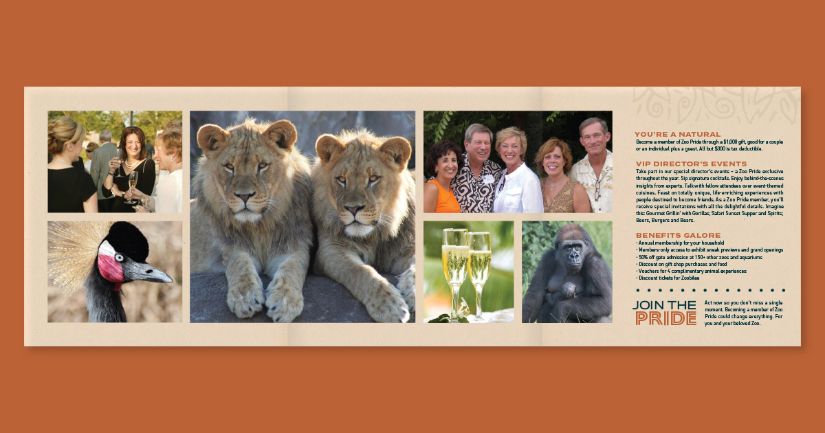 zoo pride brochure for the sedgwick county zoo