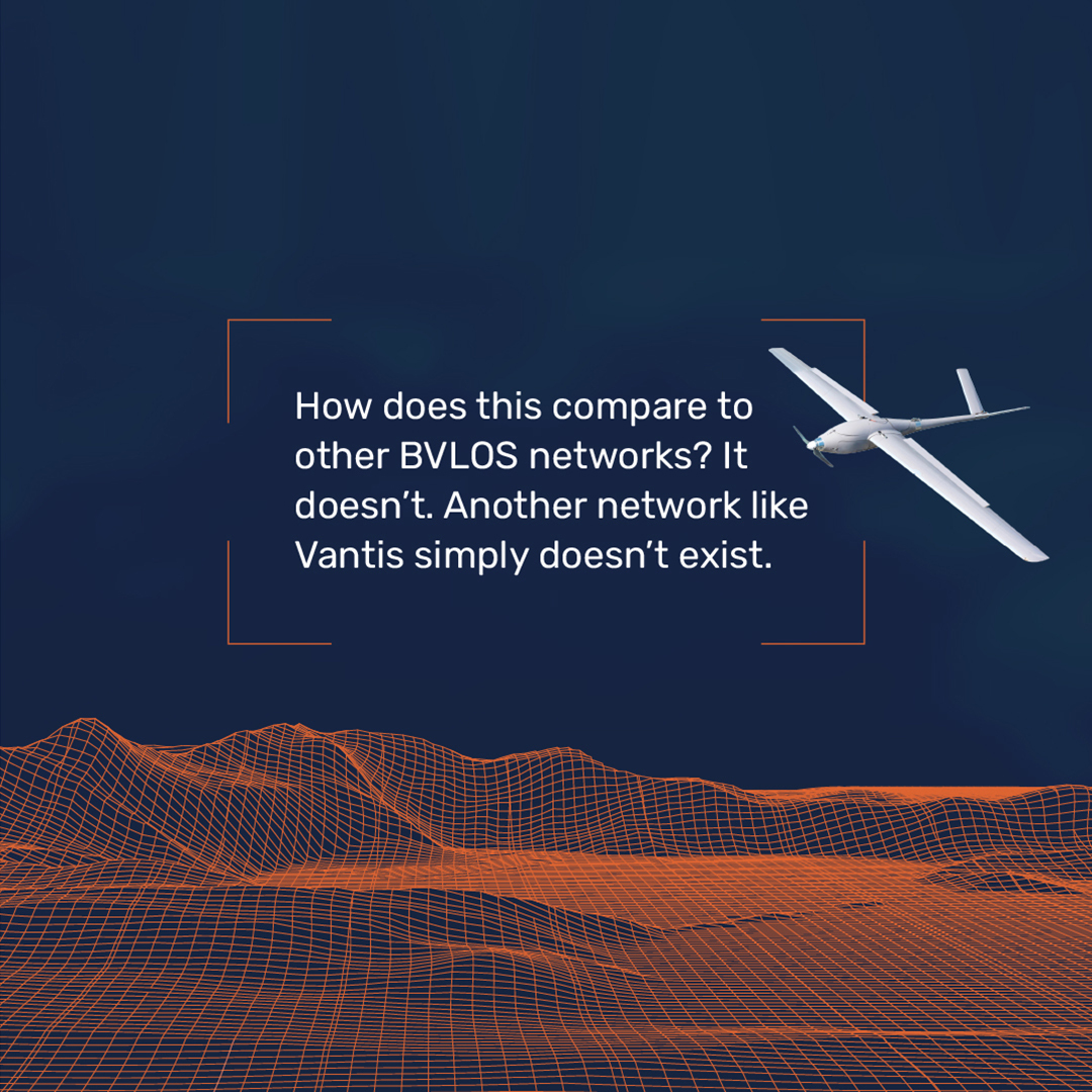 unmanned aircraft bvlos network